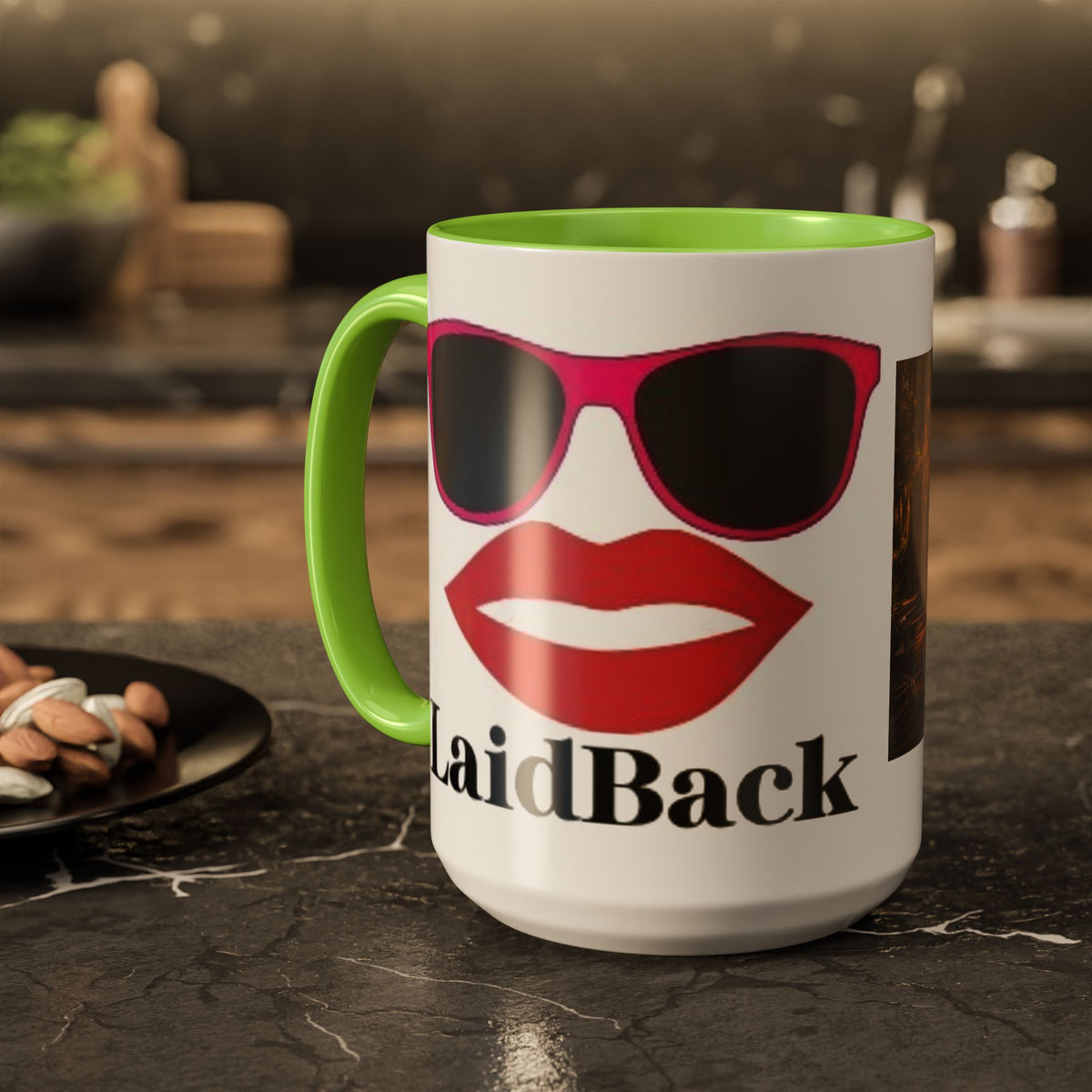 Women's Southern Bayou Landscape Mug | Color Accent Ceramic Mug