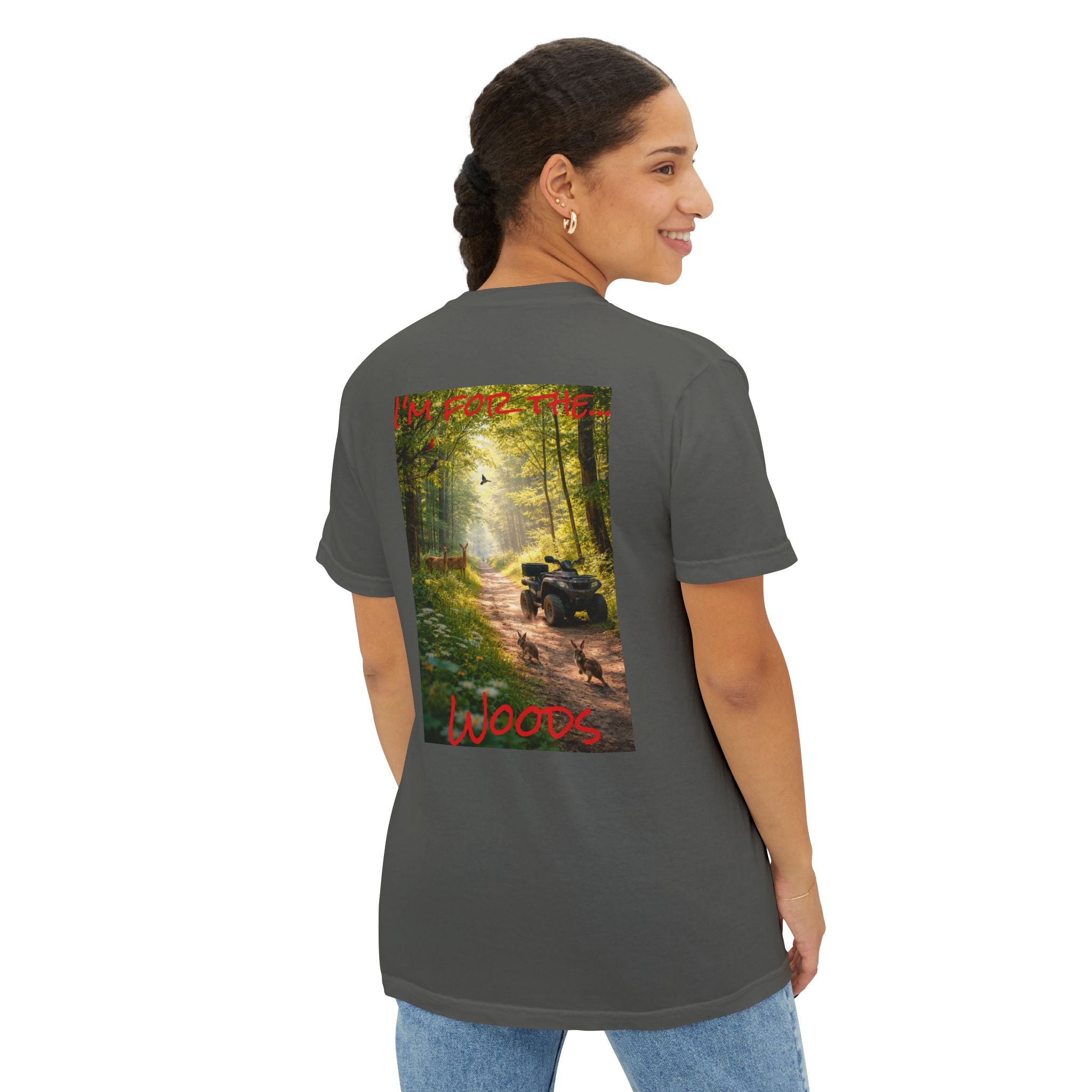 Women's Woods T-Shirt | Pocket Tee