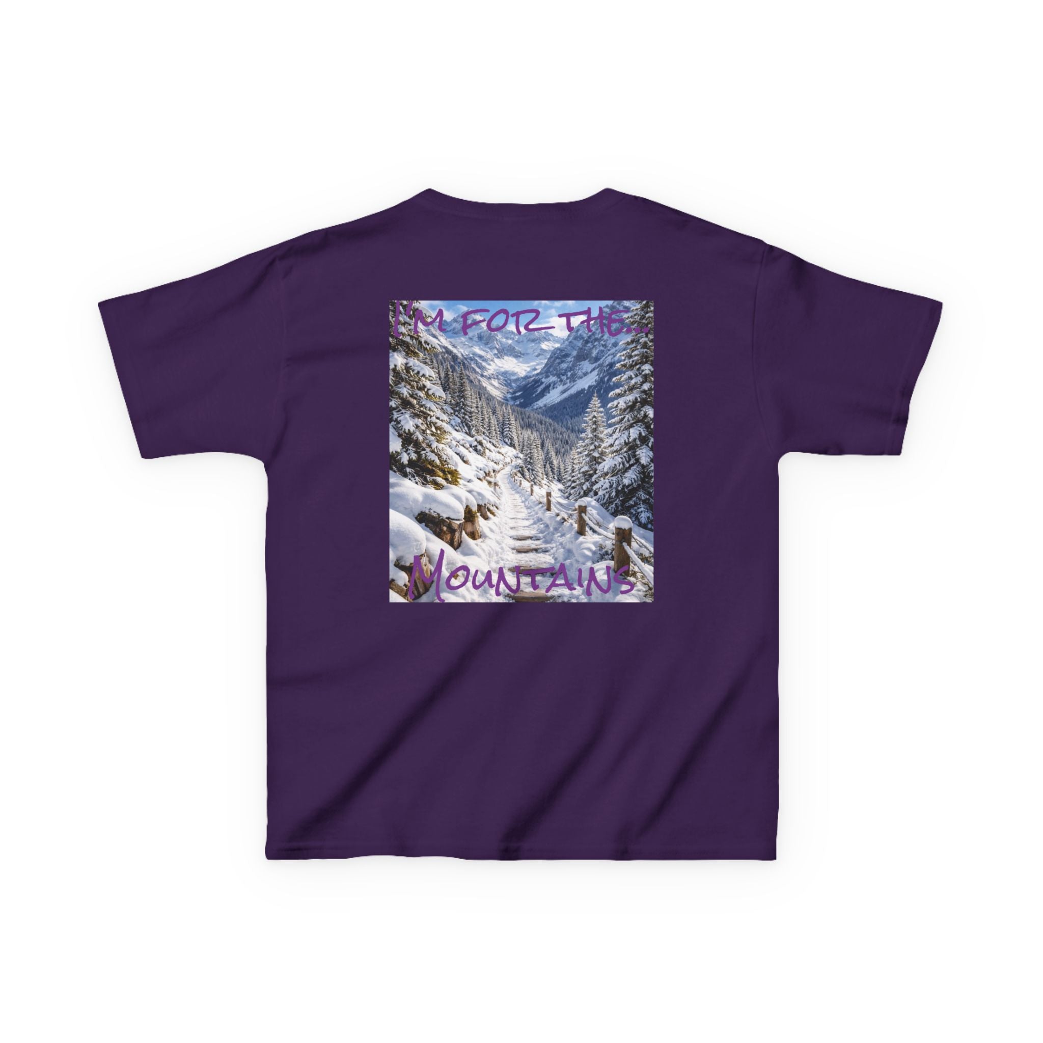 Girls' Snowy Mountain Tee