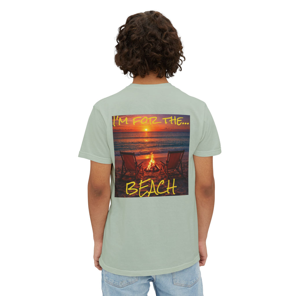 Men's Beach Sunset T-Shirt | Pocket Tee