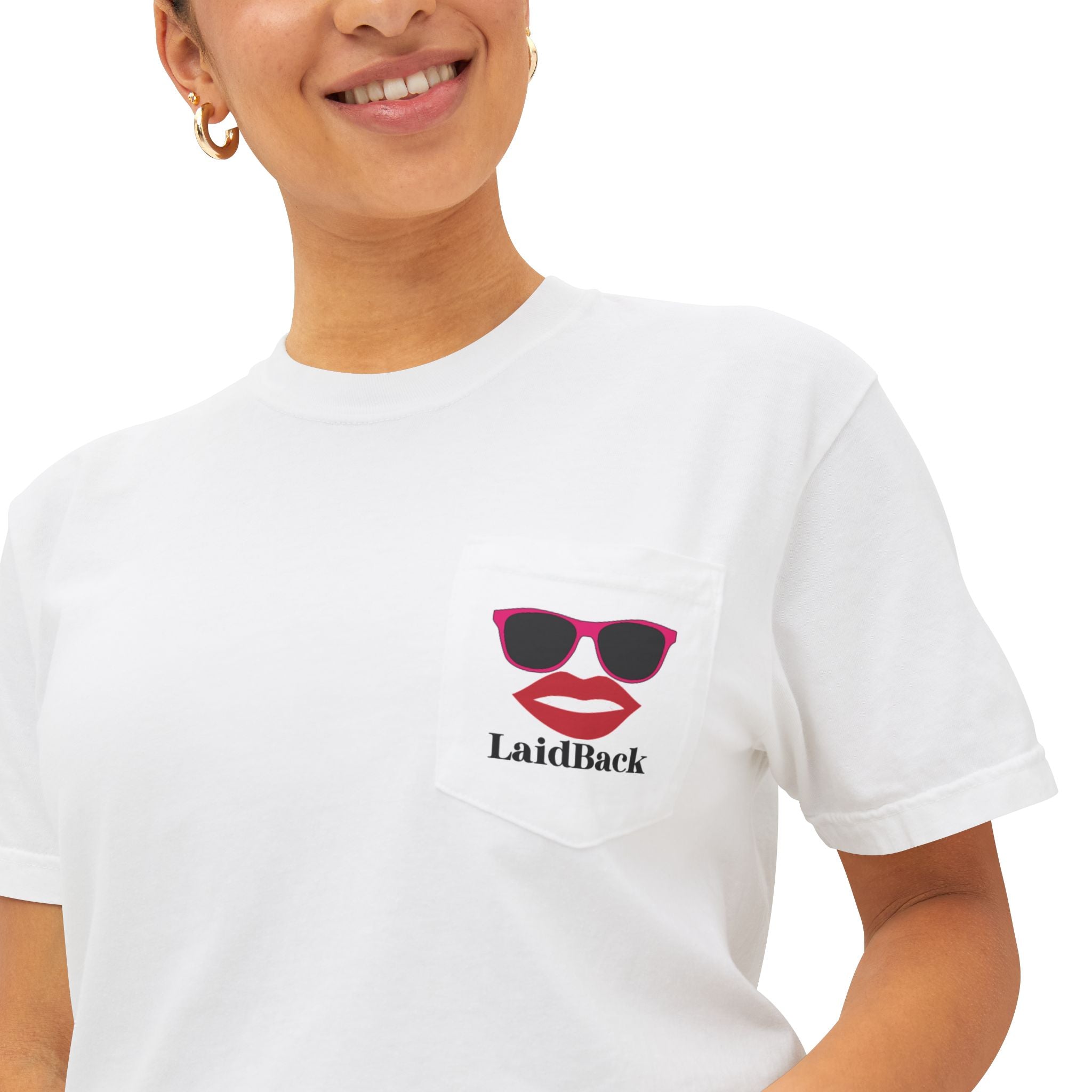 Women's Mountain Snow T-Shirt | Pocket Tee